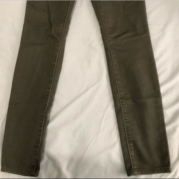 Olive green Aeropostale high waisted jeggings - Picture 6 of 7
